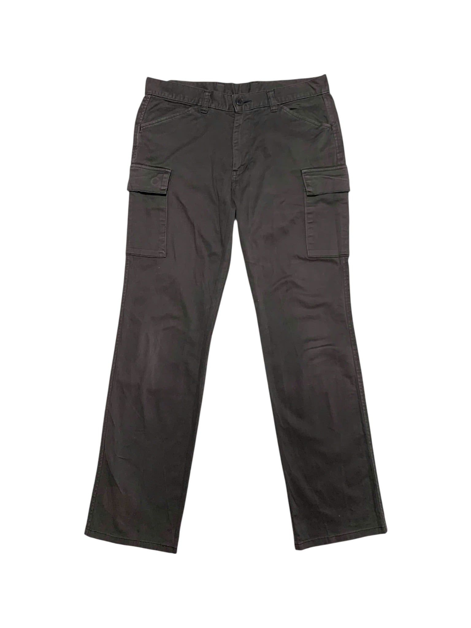  |SIZE 32| CHARCOAL GREY CARGO WORK PANTS QN32-7164 