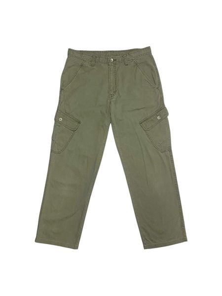  |SIZE 33| UNIQLO OLIVE DIAGONALLY POCKET CARGO PANTS QN33-7167 