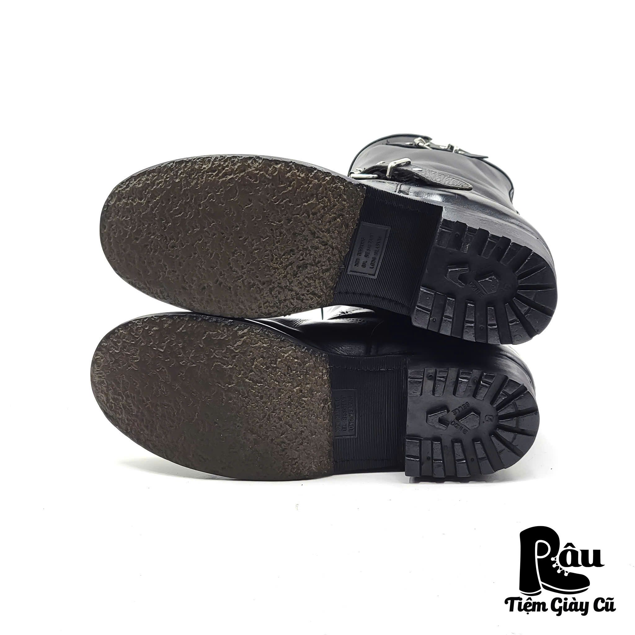  |SIZE 44| MEXICAN BLACK ENGINEER BOOT AS44-7085 