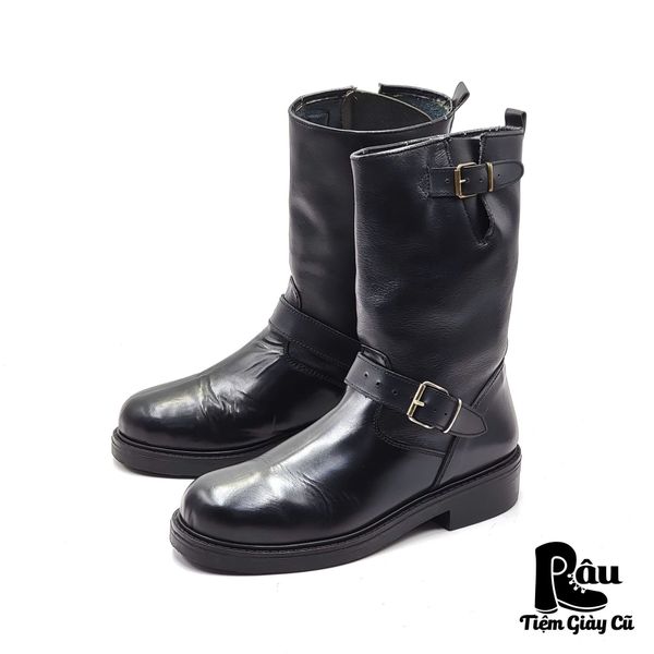  |SIZE 39| BLACK ENGINEER BOOT AS39-7080 