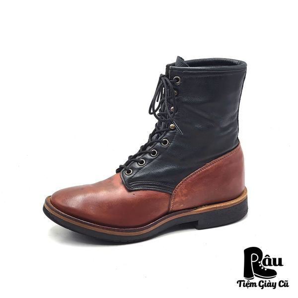  |SIZE 37.5| LAREDO 6985 VINTAGE TWO-TONE LACE-UP BOOT Z37.5-7300 