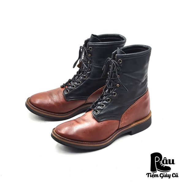  |SIZE 37.5| LAREDO 6985 VINTAGE TWO-TONE LACE-UP BOOT Z37.5-7300 