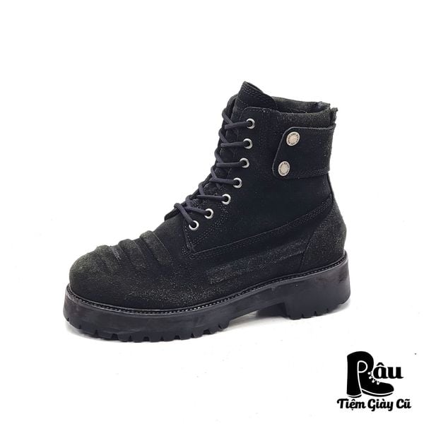  |SIZE 41| NEIL BARRETT RUNWAY FALL 2011 MENSWEAR BONDED STOMPER BOOT Z41-7076 