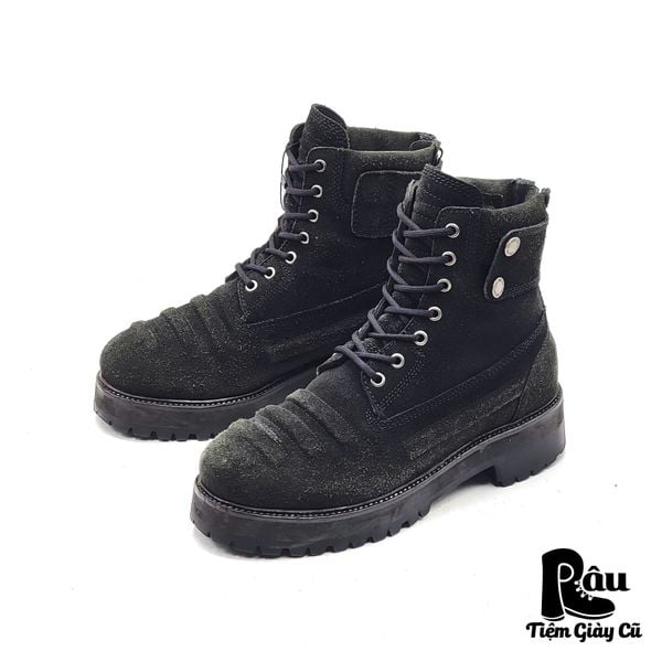  |SIZE 41| NEIL BARRETT RUNWAY FALL 2011 MENSWEAR BONDED STOMPER BOOT Z41-7076 