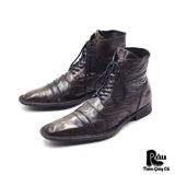  |SIZE 39| COMME CA DU MODE MENS 49ZE08 POINTED LACE-UP BOOT Z39-7385 