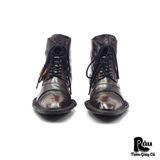  |SIZE 39| COMME CA DU MODE MENS 49ZE08 POINTED LACE-UP BOOT Z39-7385 