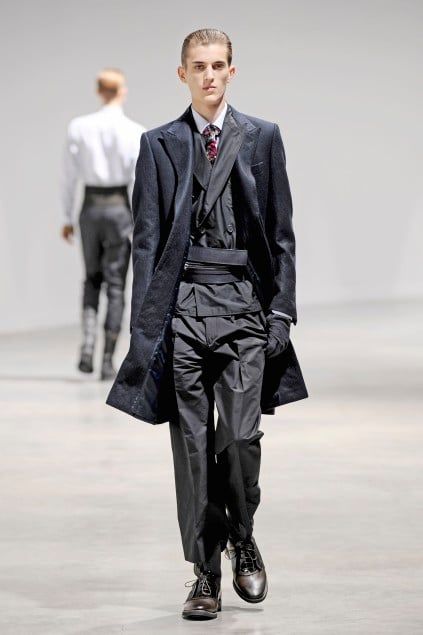  |SIZE 38| LANVIN RUNWAY FALL 2010 LAYERED ZIP BOOT Z38-8223 