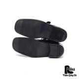  |SIZE 41| SQUARE TOE BUCKLE STRAP LACE UP BOOT Z41-6862 