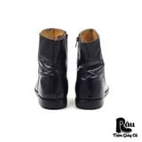  |SIZE 45| BED|STÜ COBBLER SERIES BLACK SIDE-ZIP DRESS BOOT Z45-6860 