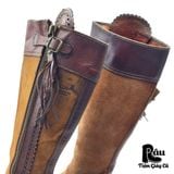 |SIZE 38.5| MIRAMANCHA VINTAGE HANDMADE TRADITION EQUESTRIAN RIDING BOOT Z38.5-6967 
