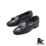  |SIZE 38.5| SAVATINI VINTAGE TASSEL LOAFER Z38.5-7029 