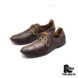 |SIZE 43| ALFREDO BANNISTER BROWN LOW COLLAR OXFORD Z43-5982 