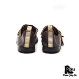  |SIZE 43| ALFREDO BANNISTER BROWN LOW COLLAR OXFORD Z43-5982 