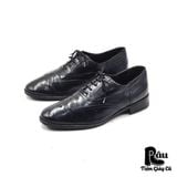  |SIZE 38| STANLY BLACKER WINGTIP BROGUES OXFORD SHOES Y38-6865 