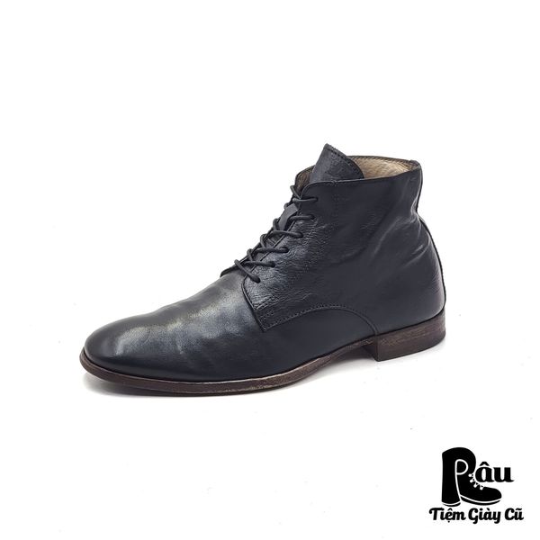  |SIZE 40| MOMA NERO ANKLE LACE-UP BOOT AS40-7042 