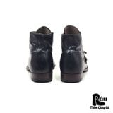  |SIZE 40| MOMA NERO ANKLE LACE-UP BOOT AS40-7042 