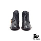  |SIZE 40| MOMA NERO ANKLE LACE-UP BOOT AS40-7042 