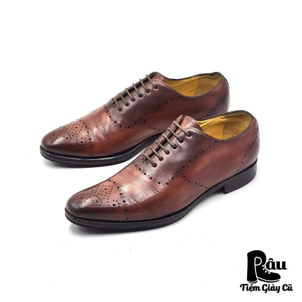  |SIZE 42| FRANCO LIONE WHOLECUT OXFORDS SHOES AR42-6829 