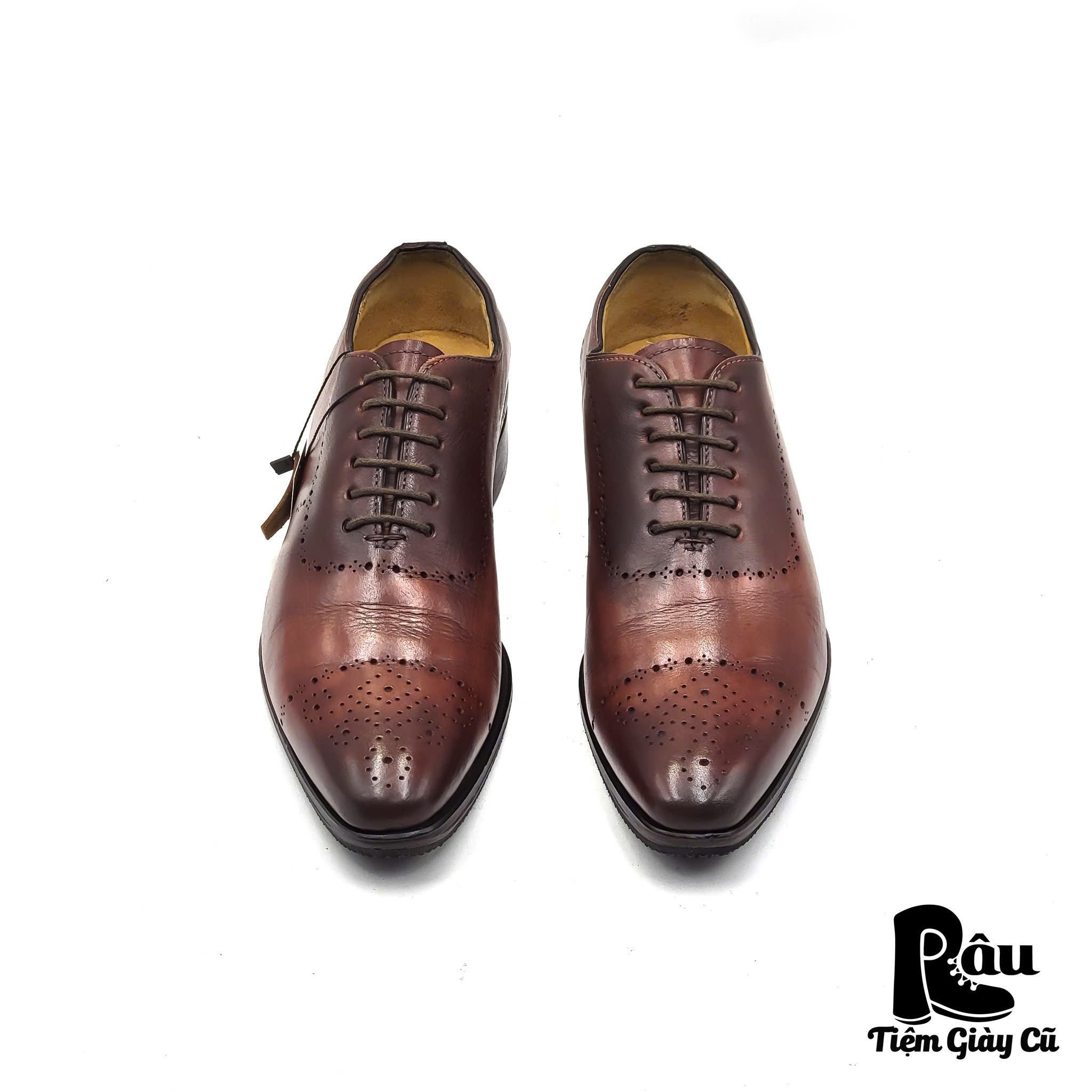  |SIZE 42| FRANCO LIONE WHOLECUT OXFORDS SHOES AR42-6829 