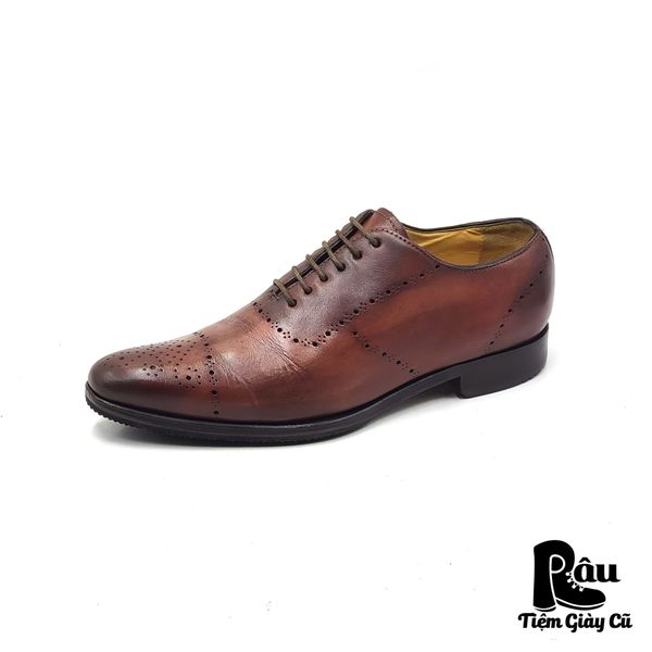  |SIZE 42| FRANCO LIONE WHOLECUT OXFORDS SHOES AR42-6829 