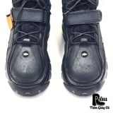  |SIZE 41| BUFFALO LONDON 1348-14 2.0 BLACK HIGH-TOP PLATFORM SNEAKER AS41-7075 