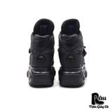 |SIZE 41| BUFFALO LONDON 1348-14 2.0 BLACK HIGH-TOP PLATFORM SNEAKER AS41-7075 