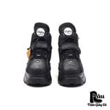  |SIZE 41| BUFFALO LONDON 1348-14 2.0 BLACK HIGH-TOP PLATFORM SNEAKER AS41-7075 