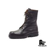  |SIZE 41| EMPORIO ARMANI BUCKLE STRAP LACE-UP BOOT Z41-7078 