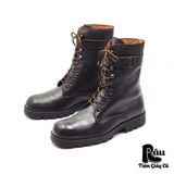  |SIZE 41| EMPORIO ARMANI BUCKLE STRAP LACE-UP BOOT Z41-7078 