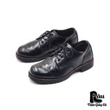  |SIZE 38.5| HAWKINS HL40068 BLACK DERBY SHOES Z38.5-7060 