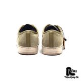  |SIZE 40| LANVIN OLIVE SUEDE LOW TOP SNEAKER Z40-6968 