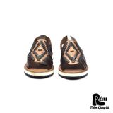  |SIZE 37.5| CHUBASCO RONDA HAND-MADE  SANDAL CS2004 BROWN SAND Z37.5-7156 