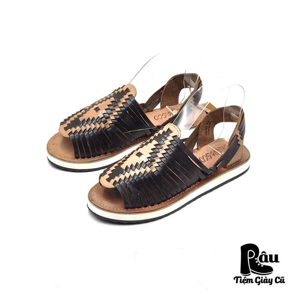  |SIZE 37.5| CHUBASCO RONDA HAND-MADE  SANDAL CS2004 BROWN SAND Z37.5-7156 