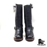  |SIZE 38| BLACK STEEL TOE ENGINEER BOOT AS38-7150 