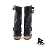  |SIZE 38| BLACK STEEL TOE ENGINEER BOOT AS38-7150 