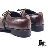  |SIZE 43| SOWN GARMENTS FW2018 WAX TABACCO DERBY SHOES Z43-7259 