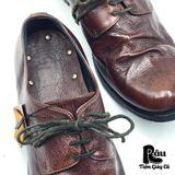  |SIZE 43| SOWN GARMENTS FW2018 WAX TABACCO DERBY SHOES Z43-7259 