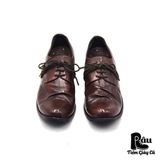  |SIZE 43| SOWN GARMENTS FW2018 WAX TABACCO DERBY SHOES Z43-7259 