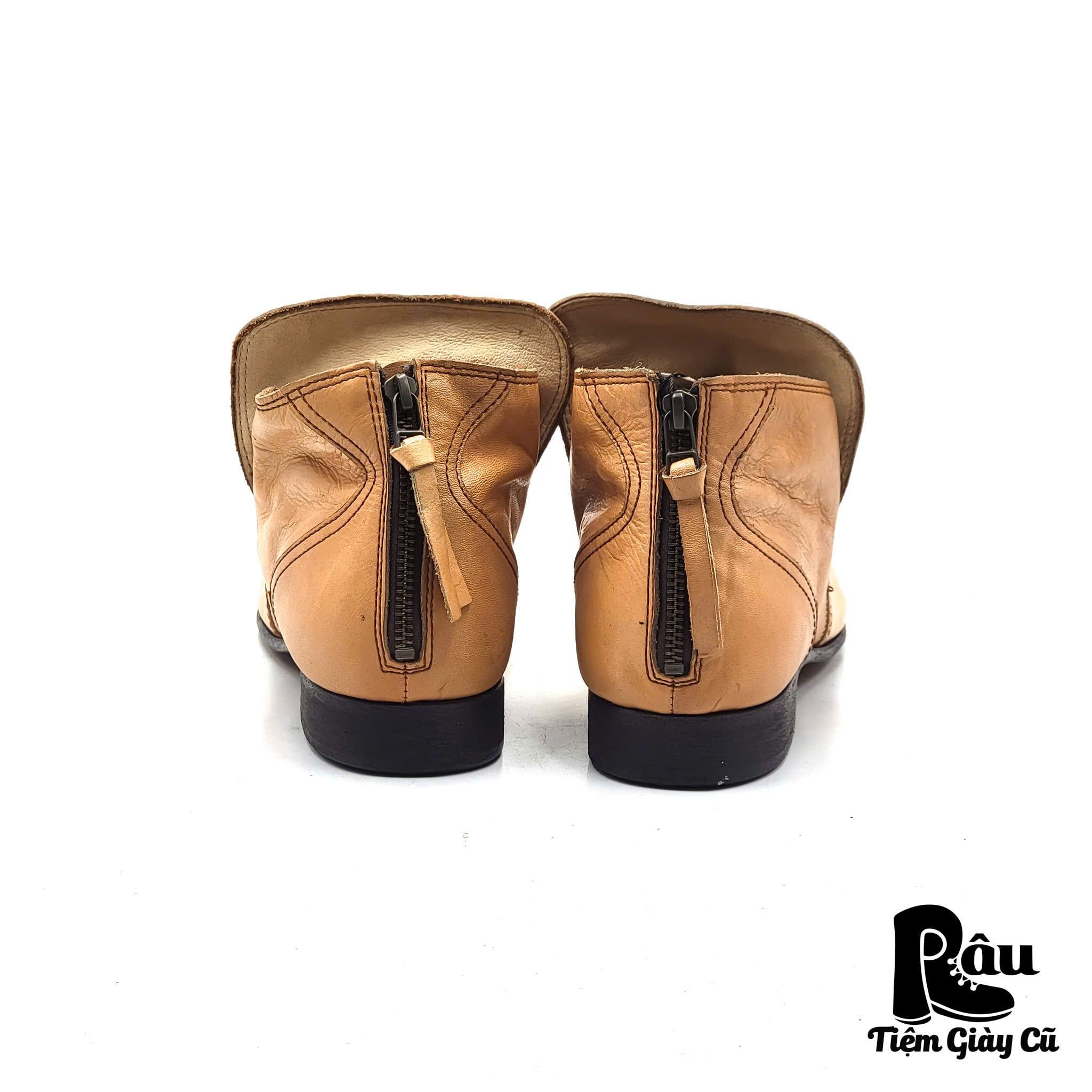  |SIZE 42| VARISISTA ZD-103 SHORT DRAPE BACK-ZIP DRESS BOOT AT42-7258 