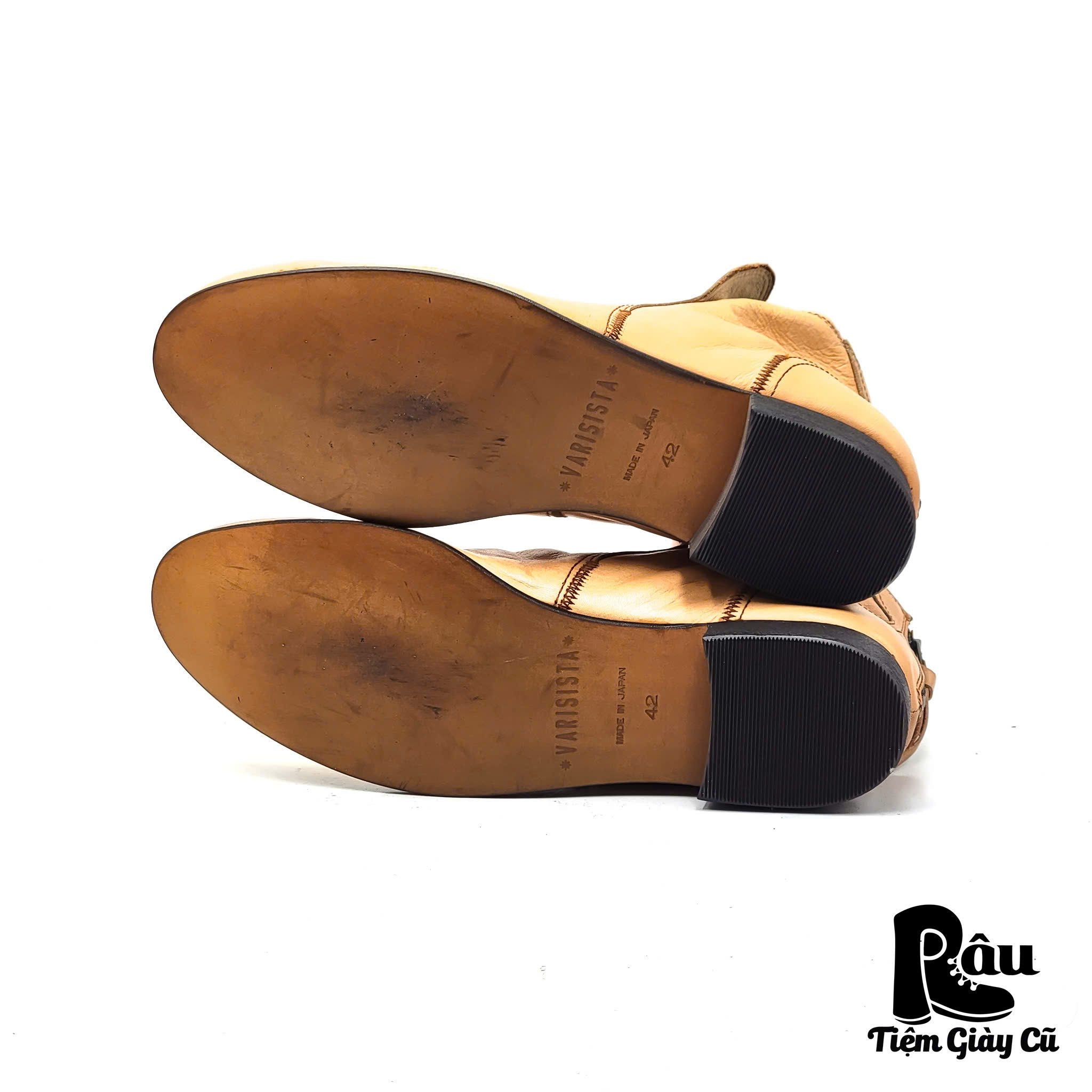  |SIZE 42| VARISISTA ZD-103 SHORT DRAPE BACK-ZIP DRESS BOOT AT42-7258 