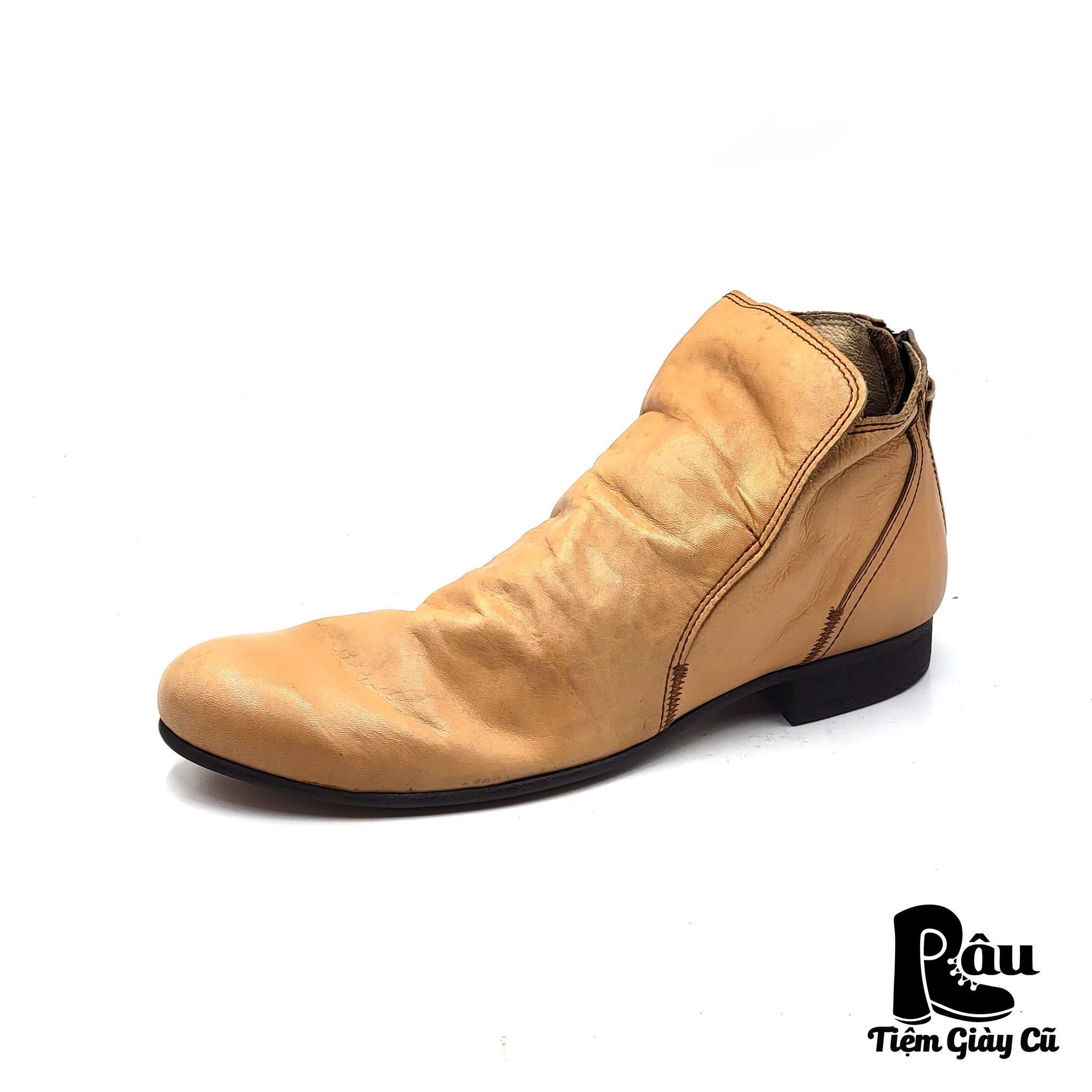  |SIZE 42| VARISISTA ZD-103 SHORT DRAPE BACK-ZIP DRESS BOOT AT42-7258 