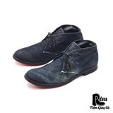  |SIZE 38| LOUNGE LIZARD 9784 INDIGO RAW DENIM 2-EYES CHUKKA BOOT AU38-7292 
