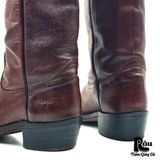  |SIZE 41| FRYE VINTAGE 3029 REDDISH BROWN EMBROIDERED COWBOY BOOT Z41-7136 