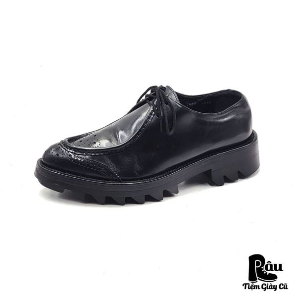  |SIZE 40| BANANAFIT 5404 POINTED BROGUE CHUNKY DERBY SHOES AU40-7322 