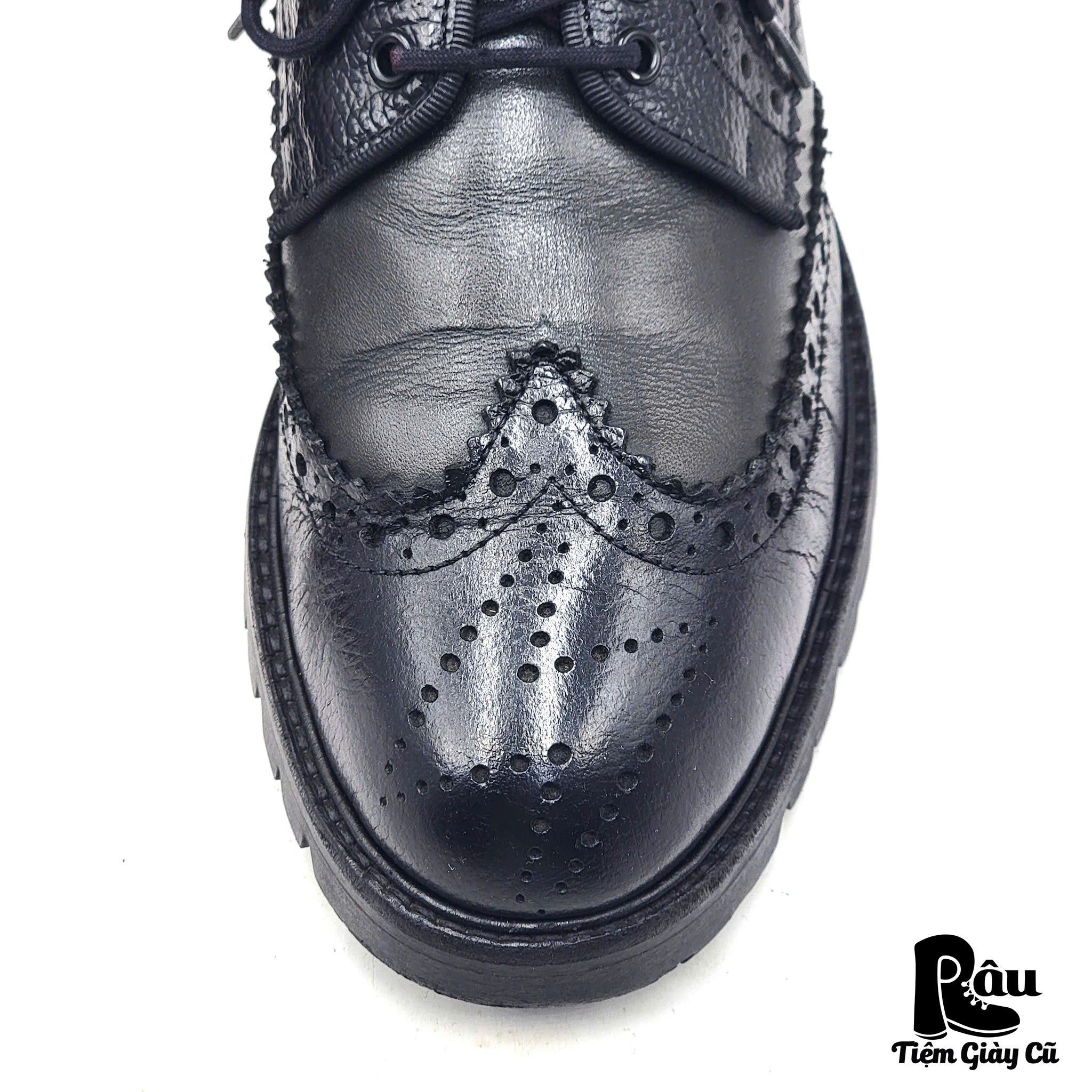  |SIZE 40| THE KLAXON x CUSTOMELLOW CW0X4-711 WINGTIPS DERBY SHOES Z40-7326 