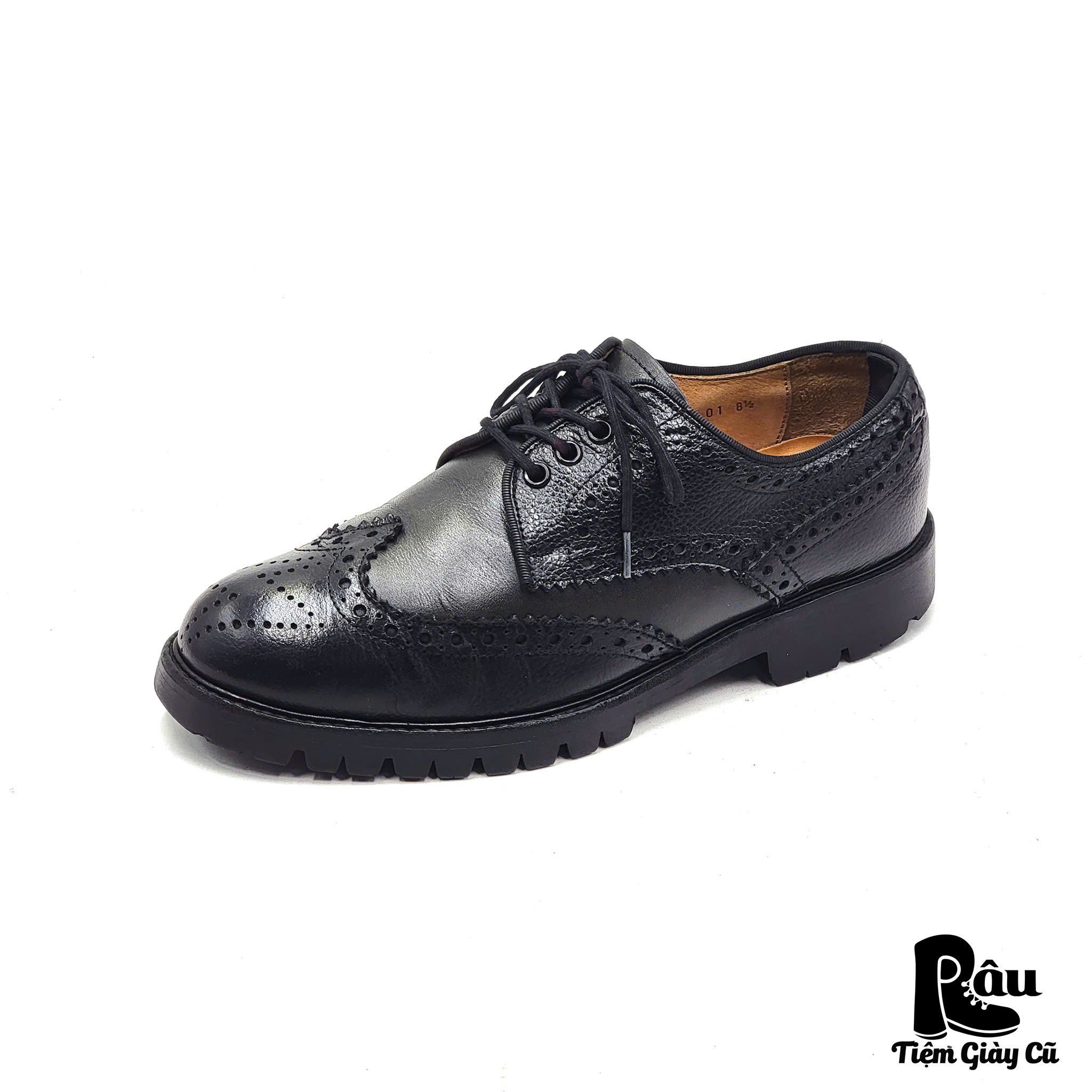  |SIZE 40| THE KLAXON x CUSTOMELLOW CW0X4-711 WINGTIPS DERBY SHOES Z40-7326 