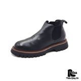  |SIZE 42| BLACK CHUNKY ANKLE CHELSEA BOOT AU42-7334 