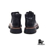  |SIZE 42| BLACK CHUNKY ANKLE CHELSEA BOOT AU42-7334 