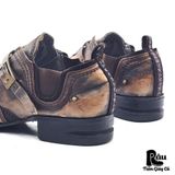  |SIZE 41| STEAMPUNK DISTRESSED BUCKLE SHOES AT41-7431 