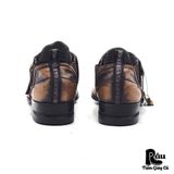  |SIZE 41| STEAMPUNK DISTRESSED BUCKLE SHOES AT41-7431 